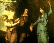 Sir Joshua Reynolds, garrick between tragedy and  comedy